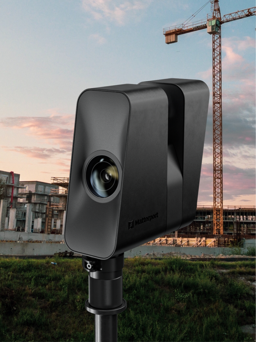 Pro3 camera in front of a construction site
